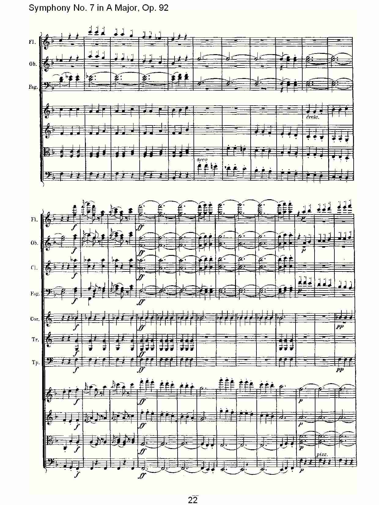 A大调第七交响曲 Op.92 第三乐章总谱（图22）