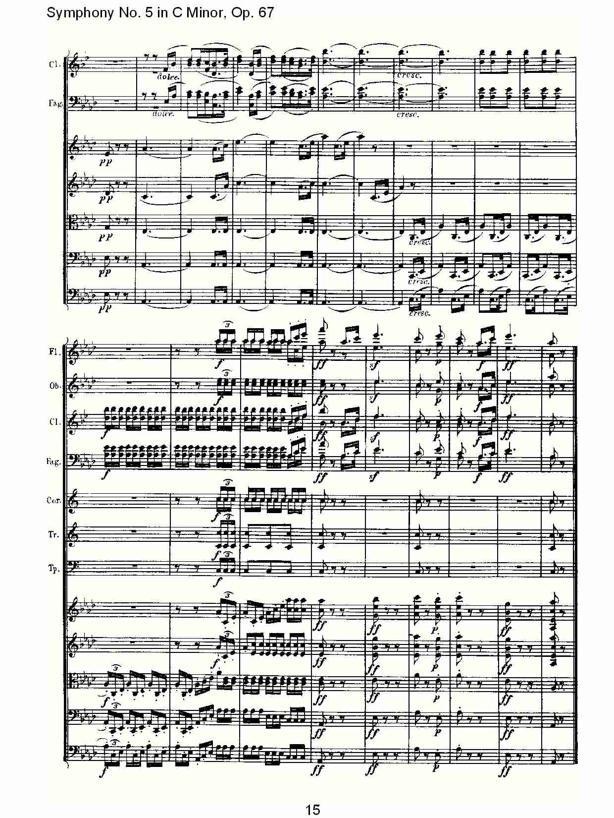 C大调第五交响曲 Op.67 第二乐章总谱（图15）