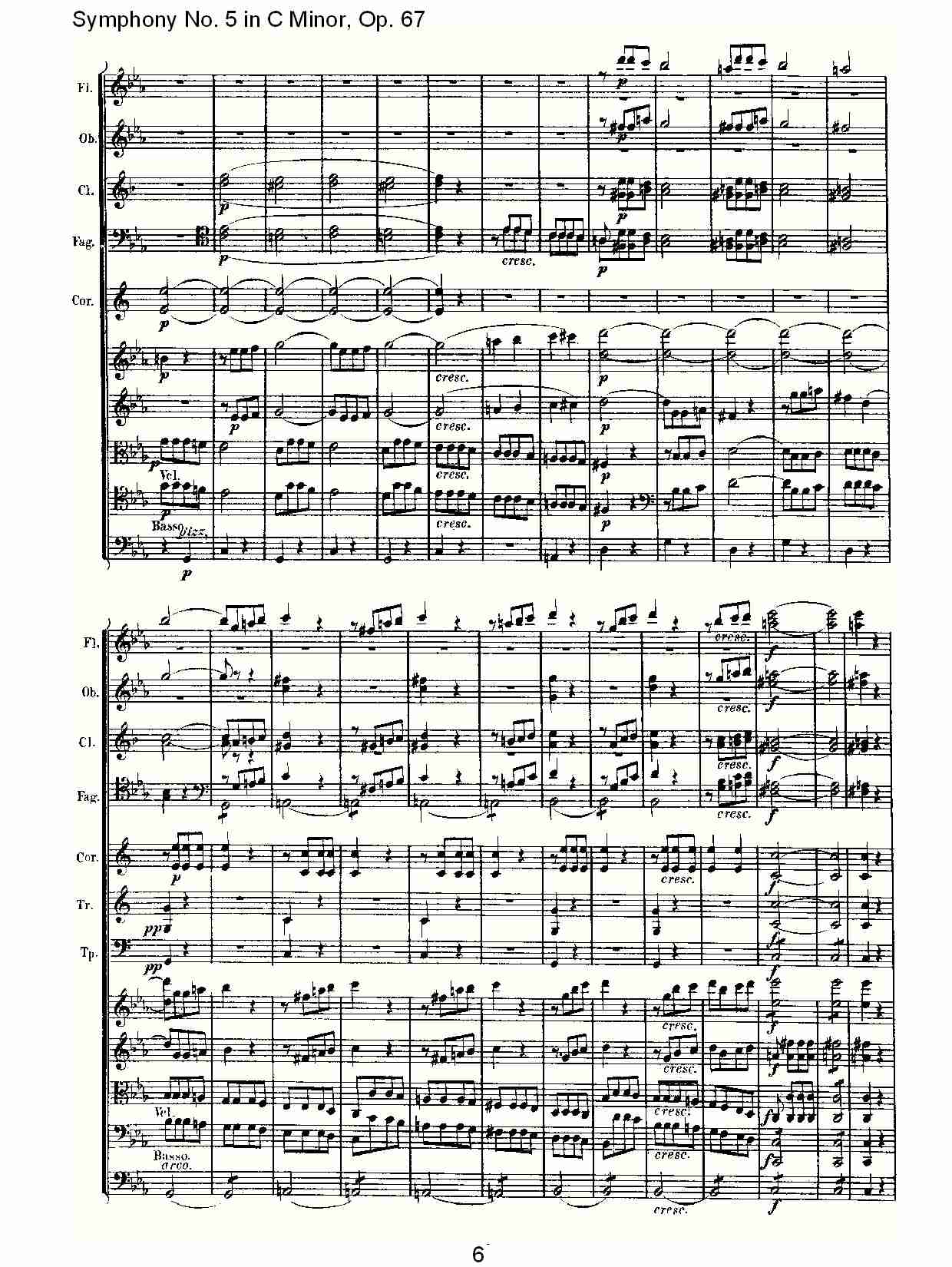 C大调第五交响曲 Op.67 第一乐章总谱（图6）