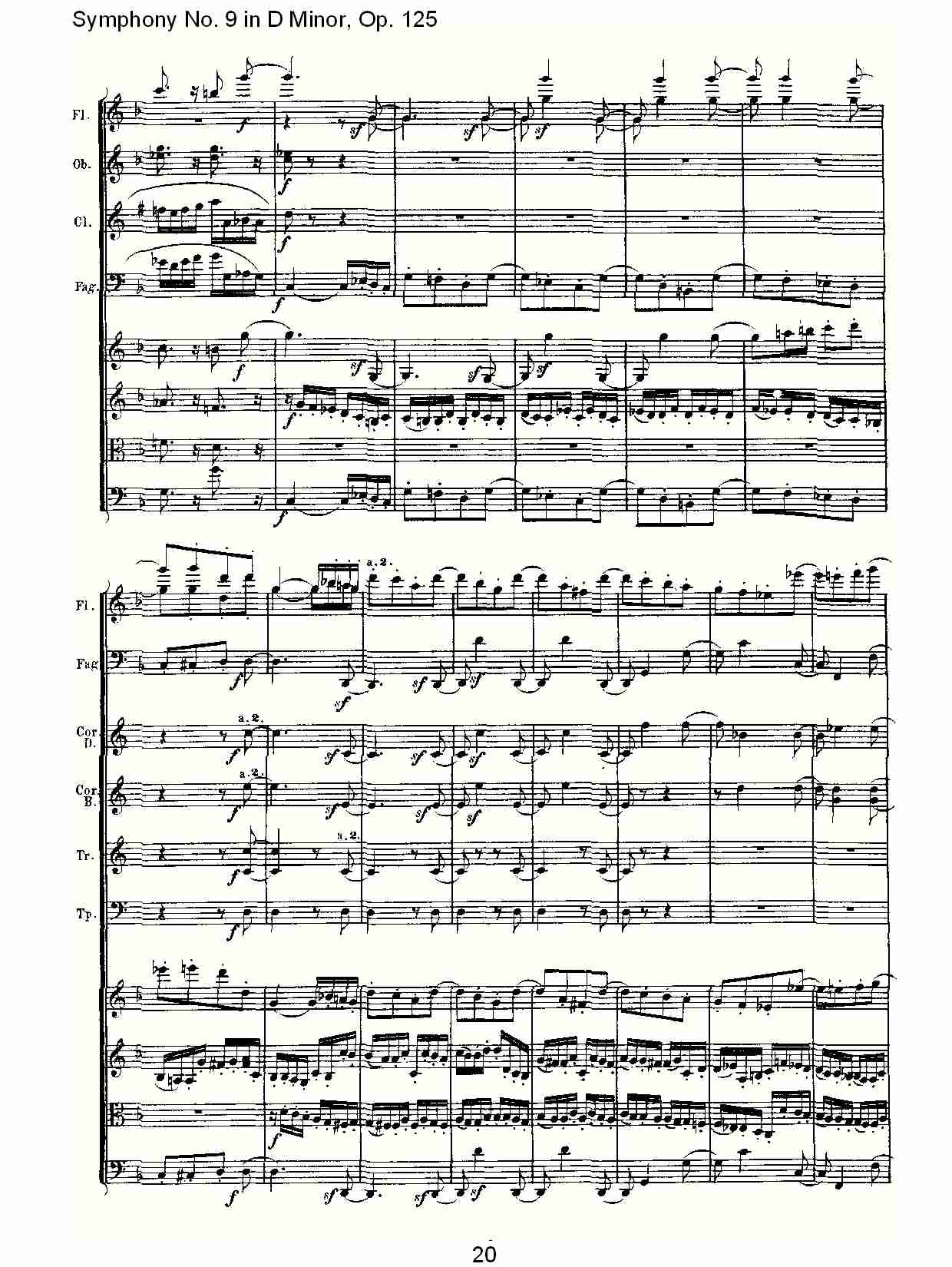 D大调第九交响曲 Op.125 第一乐章（二）总谱（图10）