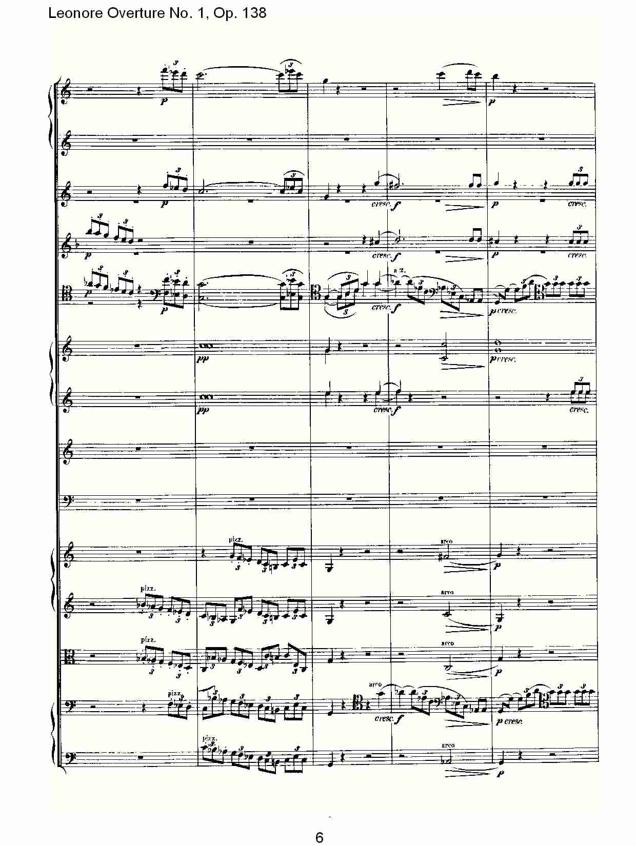 Leonore Overture No.1, Op. 138　（一）总谱（图6）