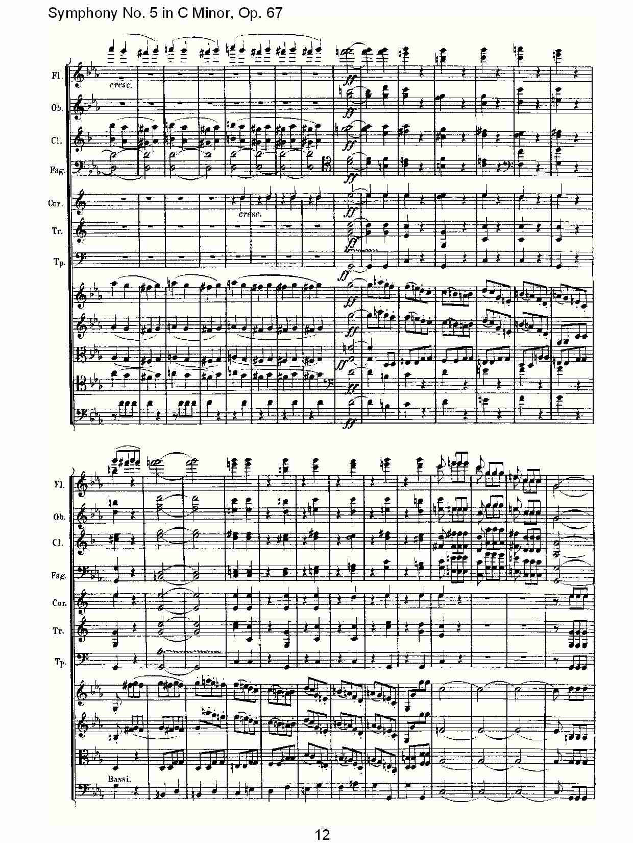 C大调第五交响曲 Op.67 第一乐章总谱（图12）
