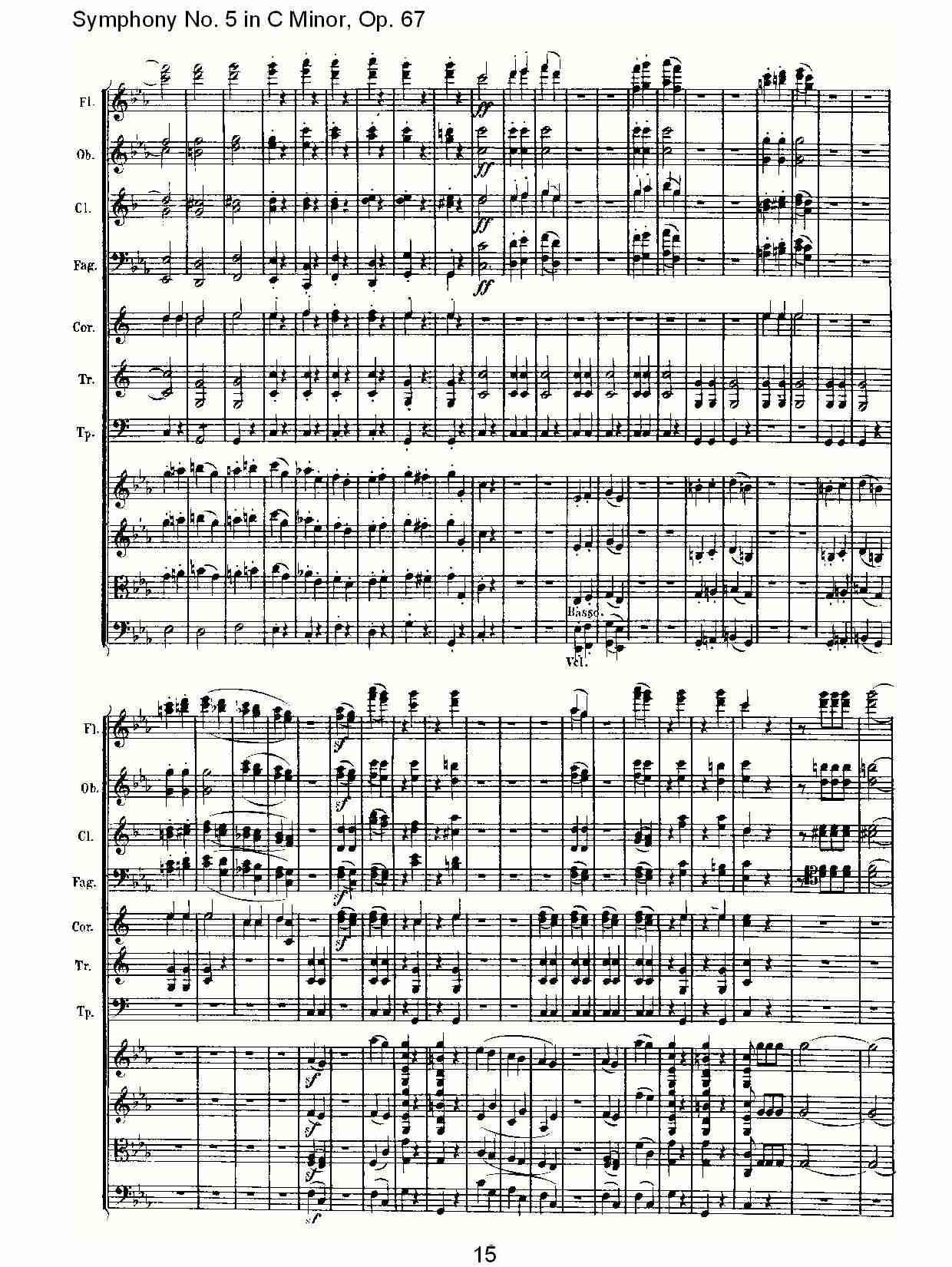 C大调第五交响曲 Op.67 第一乐章总谱（图15）