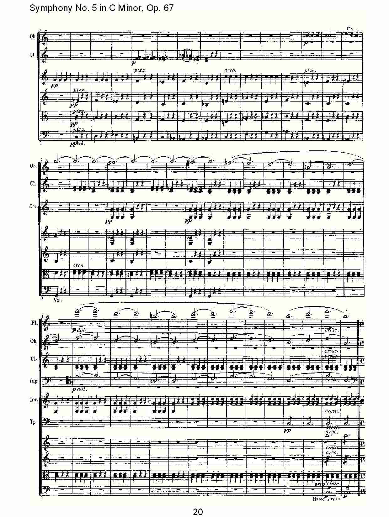 C大调第五交响曲 Op.67 第四乐章总谱（图20）