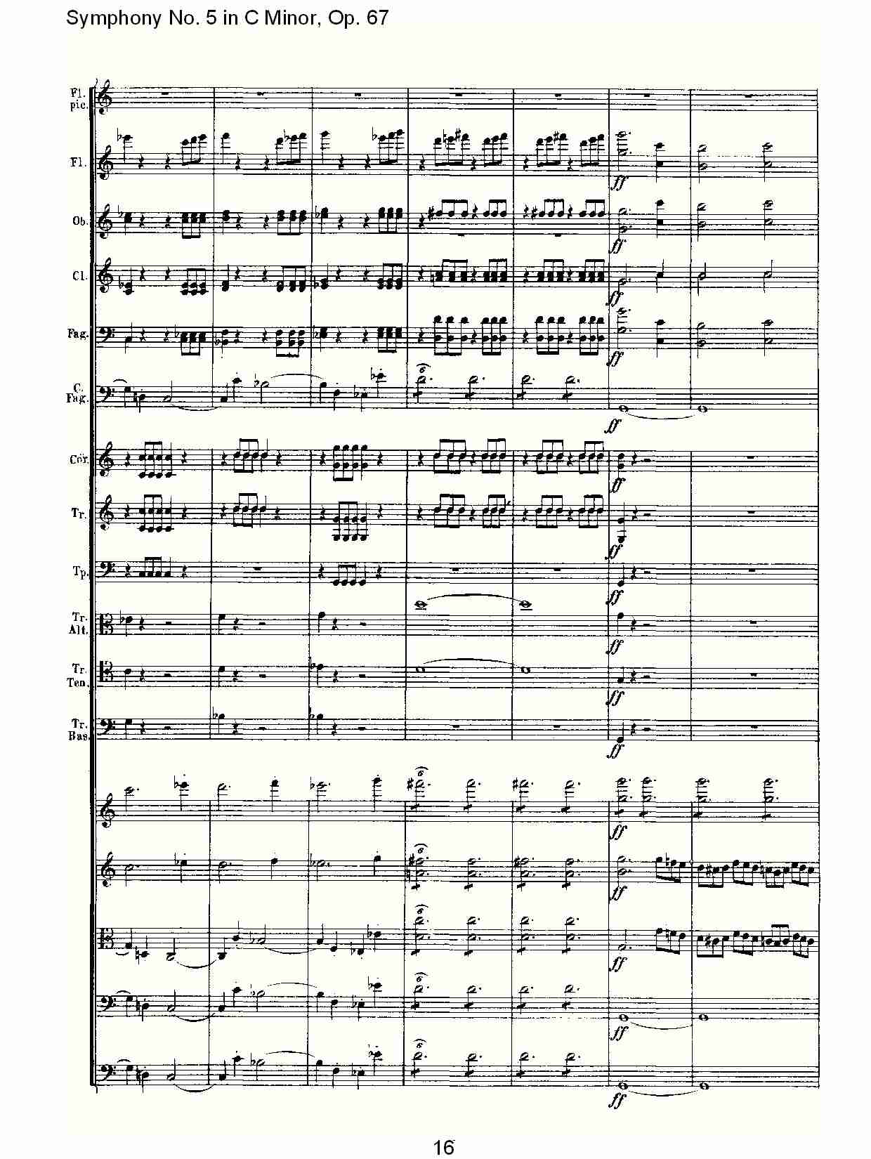 C大调第五交响曲 Op.67 第四乐章总谱（图16）