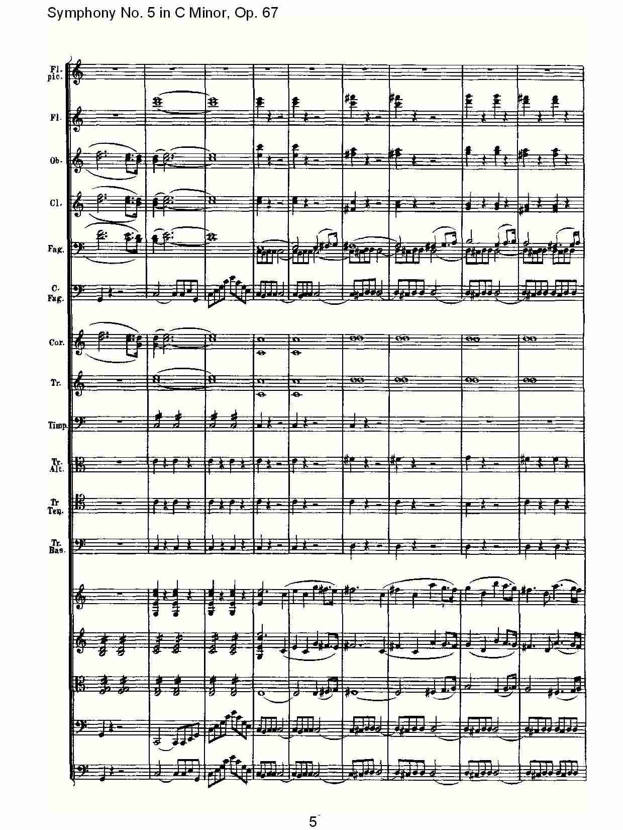 C大调第五交响曲 Op.67 第四乐章总谱（图5）