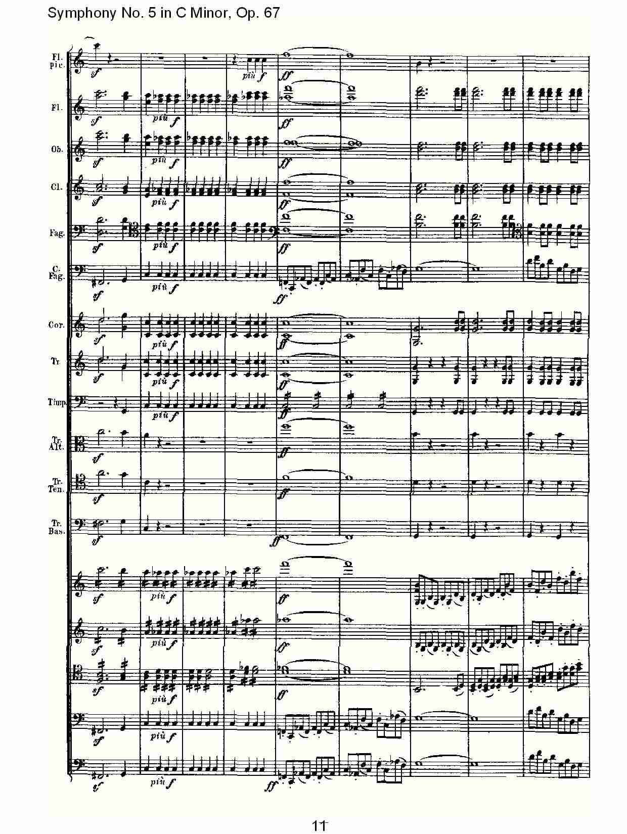 C大调第五交响曲 Op.67 第四乐章总谱（图11）