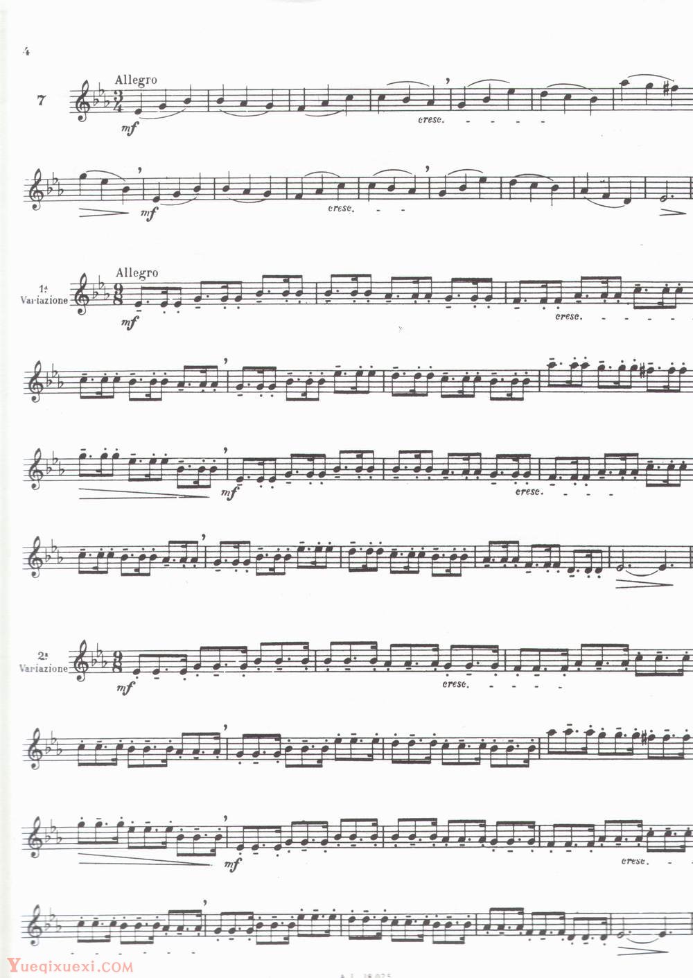 MARCEL MOYSE 24首旋律的小练习曲和变奏乐谱：第一部分 Part I