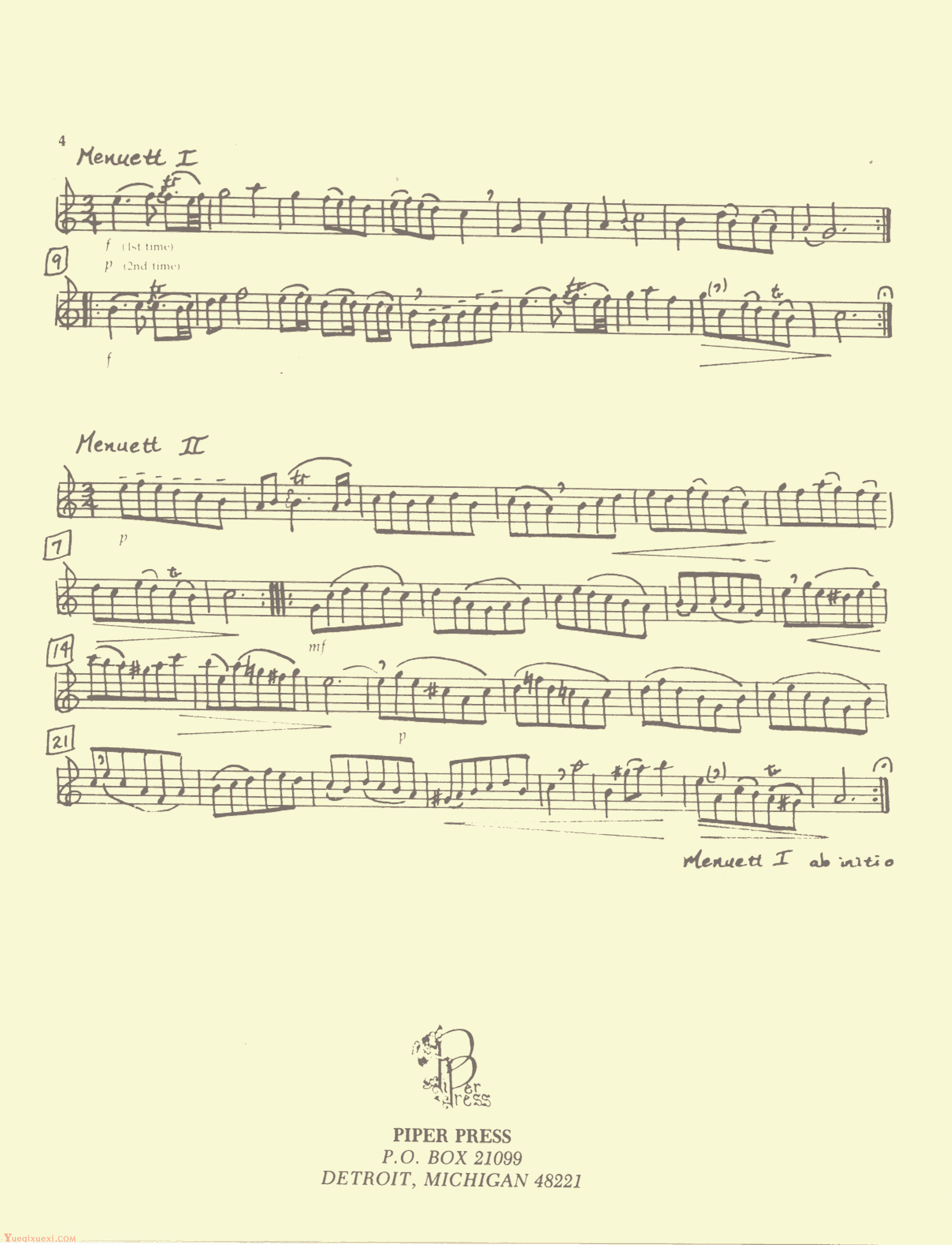 Flute Sonata in C (Bach) 