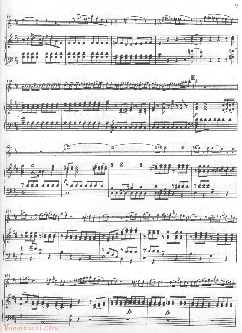 莫扎特D大调第二长笛协奏曲Morzat D Major Concerto No.2 