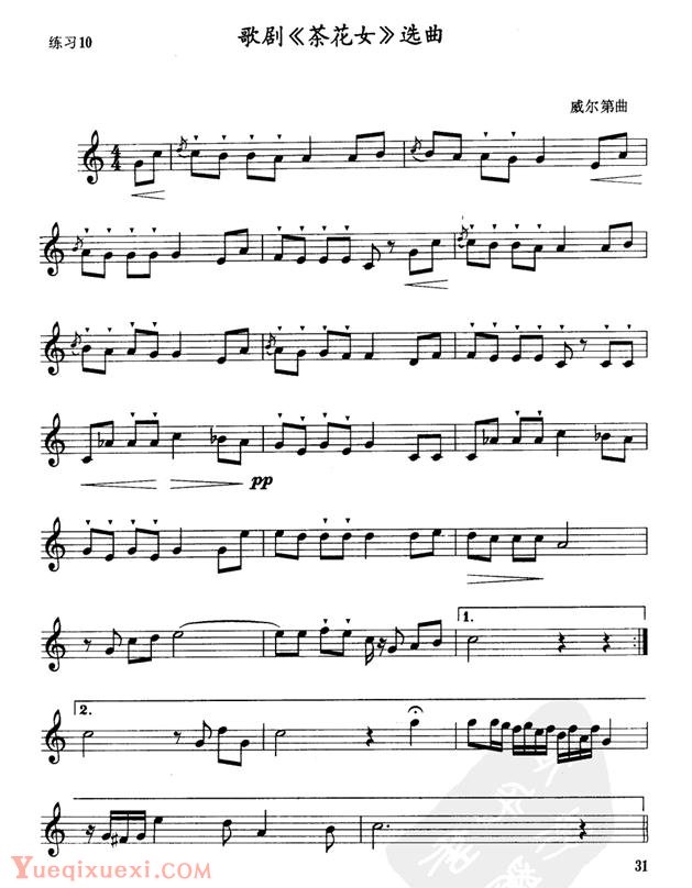 单簧管的基本吹奏技巧：强吐音