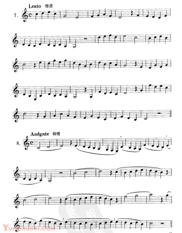 单簧管基础练习：发音练习