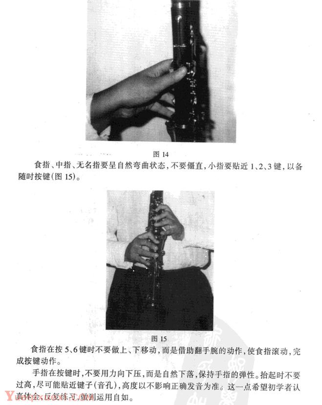 演奏单簧管的基本要求：指法