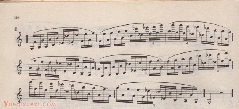 单簧管(八度音阶 全音阶 )每日练习谱