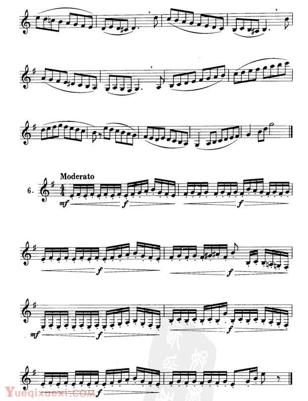 单簧管练习曲21首