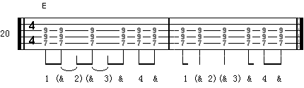 重金属节奏吉他教程（二）