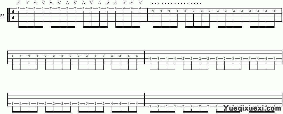 重金属节奏吉他教程（五）