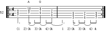 重金属节奏吉他教程（四）