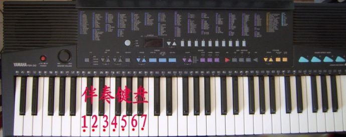 如何认识电子琴的音符？电子琴键盘上左右手的位置