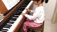  #芊芊5岁#钢琴练习：口笛ふいて。
