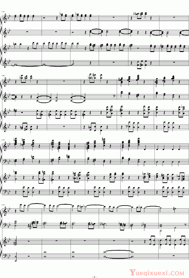 莫扎特 第四十号交响曲第一乐章 双钢琴