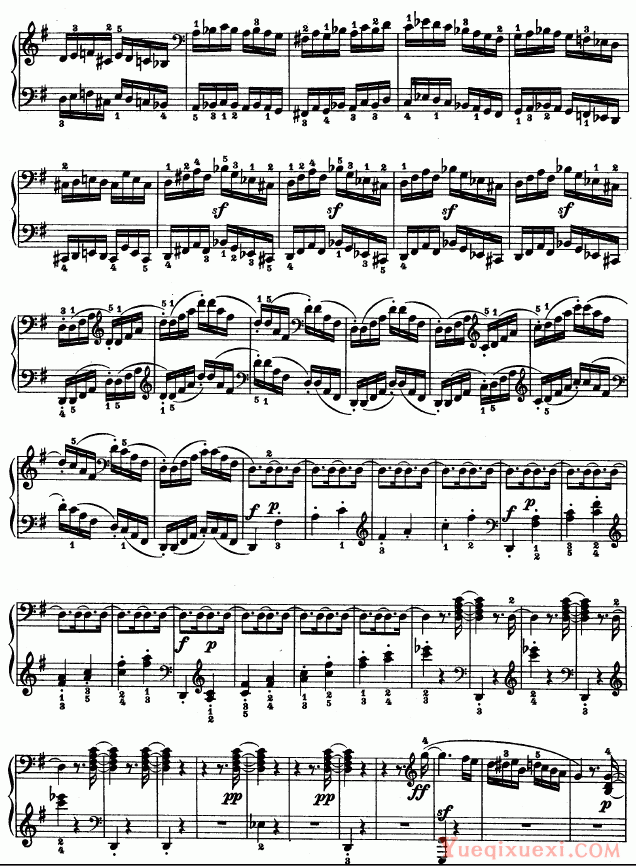 贝多芬-beethoven 第十六钢琴奏鸣曲（Op.31 No.1）