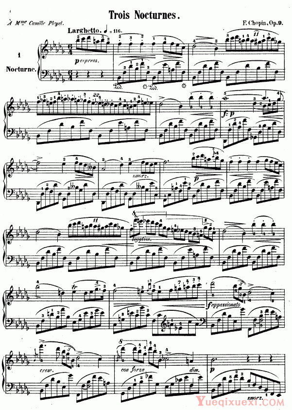 肖邦-chopin 夜曲No.1  Op.9-1