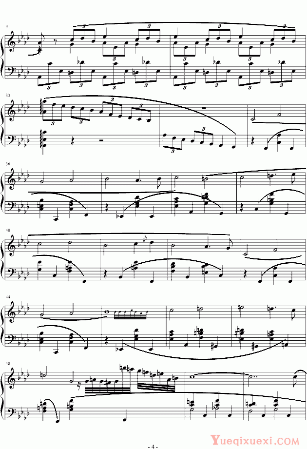 肖邦 chopin 即兴曲第一首 Op.29