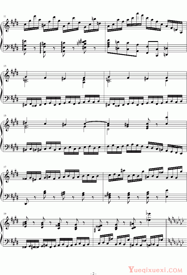 肖邦 chopin 练习曲 op 10-4