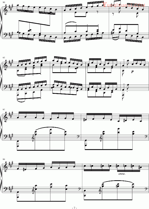 莫扎特 土耳其进行曲 炫技版钢琴谱