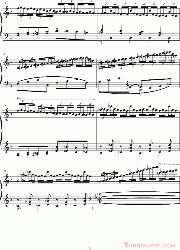 莫什科夫斯基 Moszkowski 练习曲Op.72 No.6