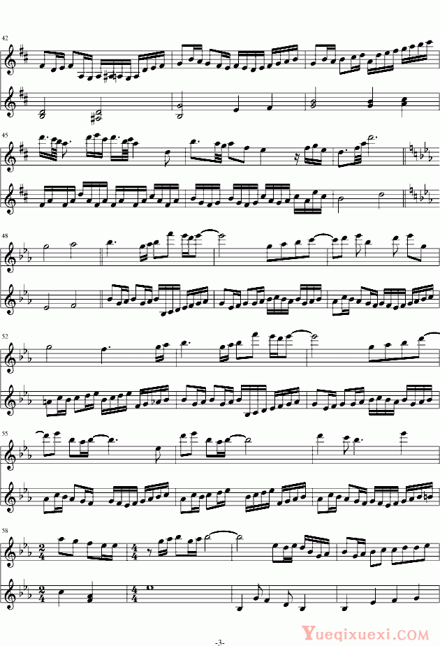 帕赫贝尔Pachelbel 卡农欢乐版双小提琴版钢琴谱