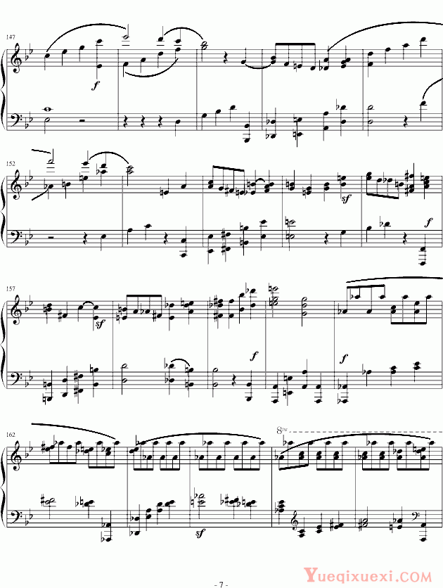 莫扎特第四十交响曲第四乐章 钢琴谱