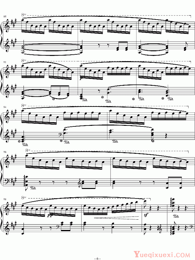 门德尔松 无言歌Op.19No.3 钢琴谱