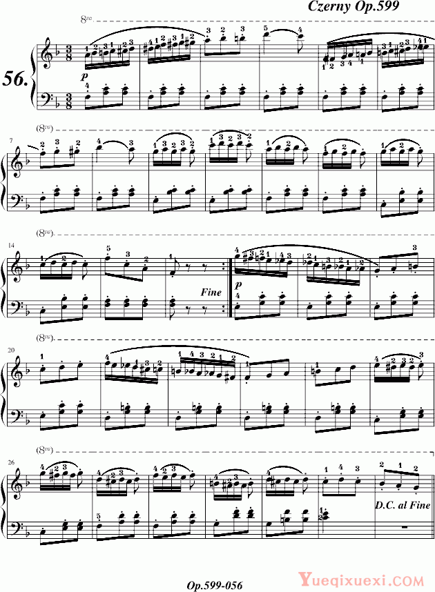 世界名曲 Czerny Op.599  56