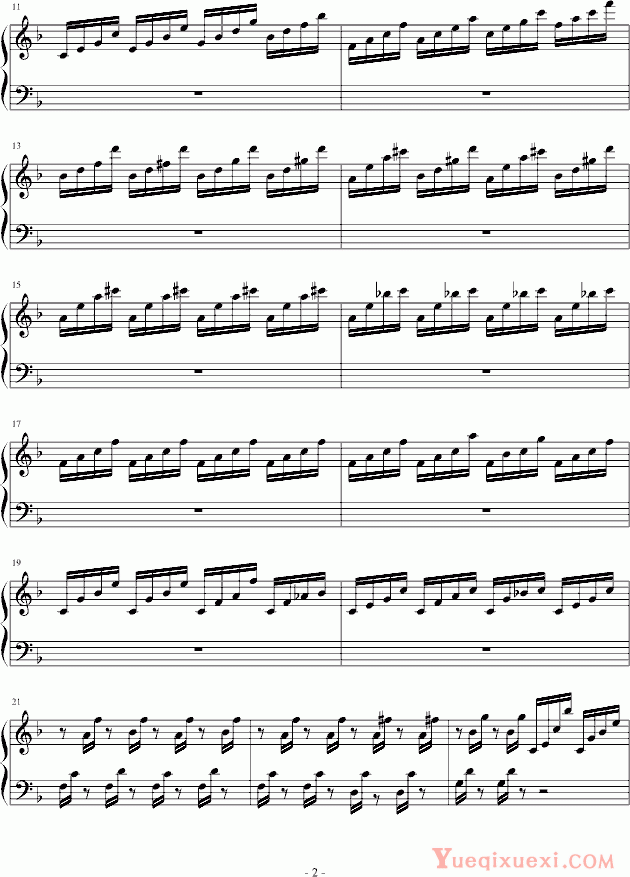 车尔尼 Czerny 车尔尼849第十条 钢琴谱
