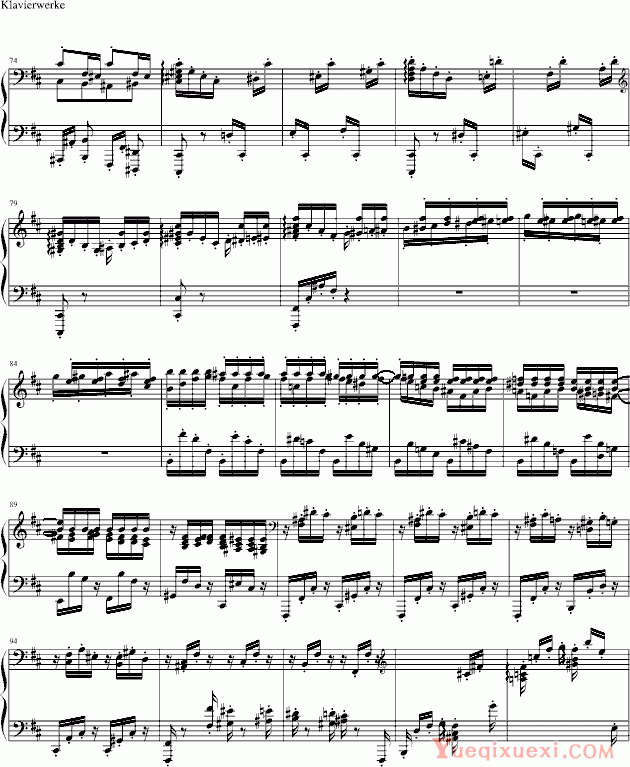 勃拉姆斯 Brahms 随想曲Op.76 No.2