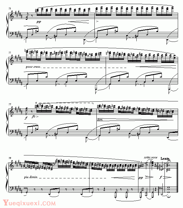 肖邦-chopin 练习曲OP25No6 回忆(钢琴名人名曲)