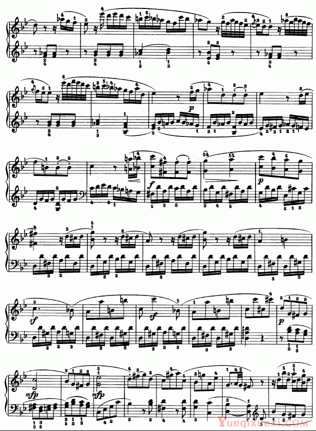 贝多芬-beethoven 第十九钢琴奏鸣曲（Op.49 No.1）