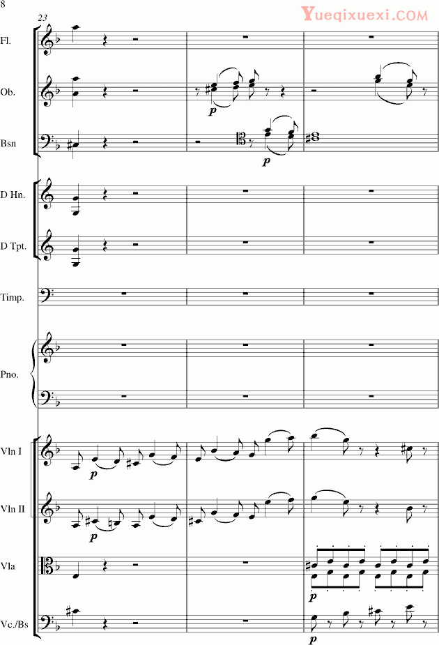 莫扎特kv466 d小调第20号钢琴协奏曲 钢琴谱