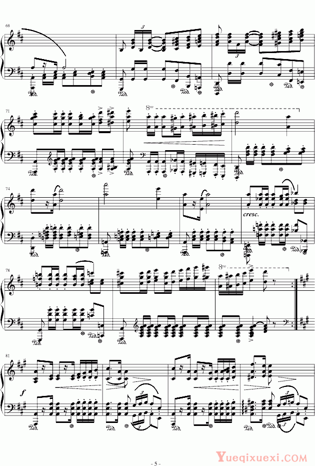 肖邦-chopin 波兰军队舞曲-Op.40 No.1