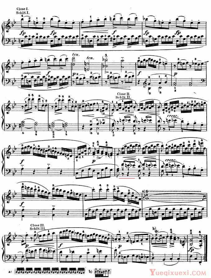 莫扎特 降B大调奏鸣曲 kv333