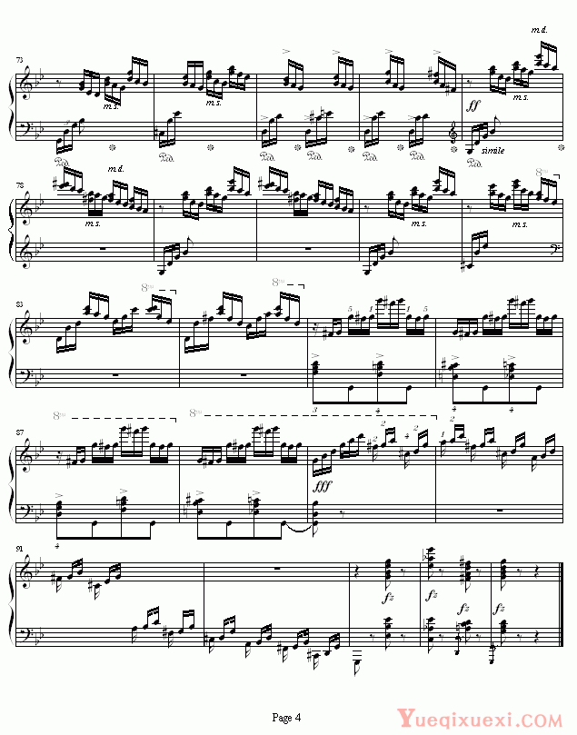 莫什科夫斯基-Moszkowski 练习曲Op.72 No.2考级版
