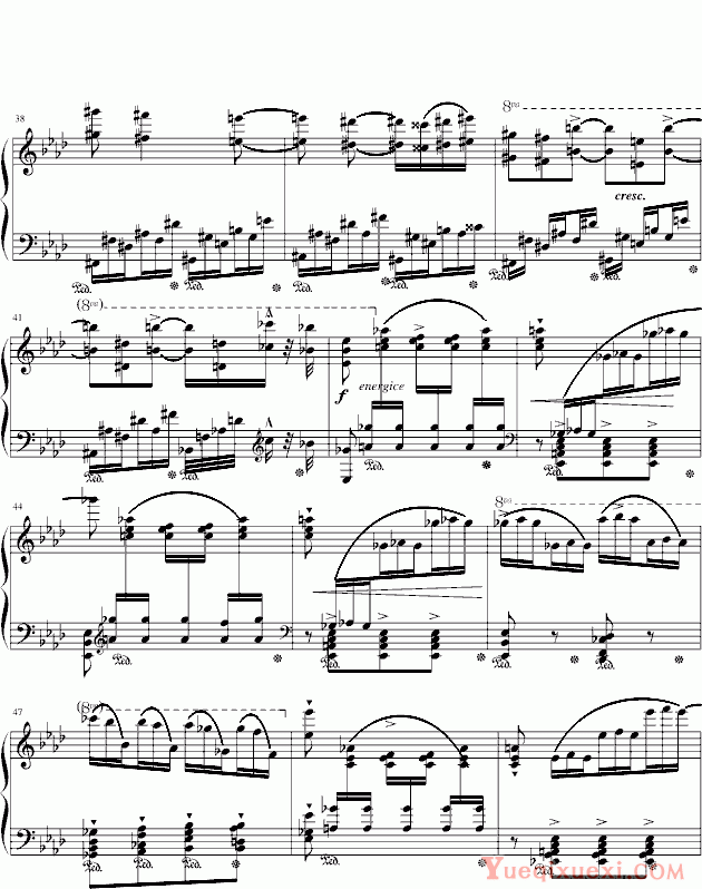 李斯特 f小调超凡钢琴练习曲第10首