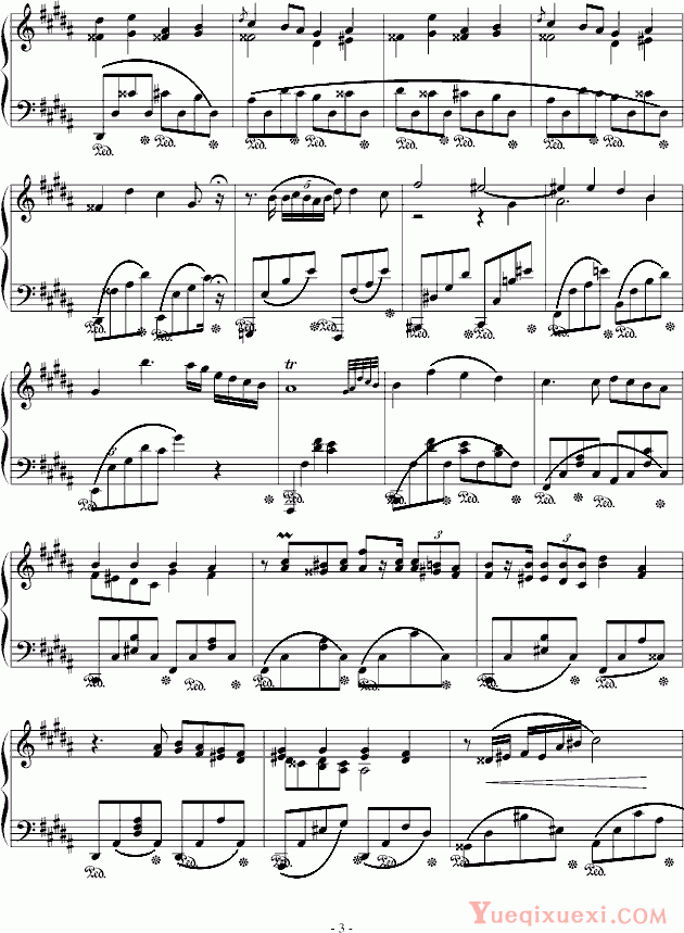 肖邦 chopin B大调夜曲Op.32 No.1