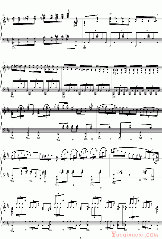 维尼亚夫斯基 Polonaise in D Major钢琴谱