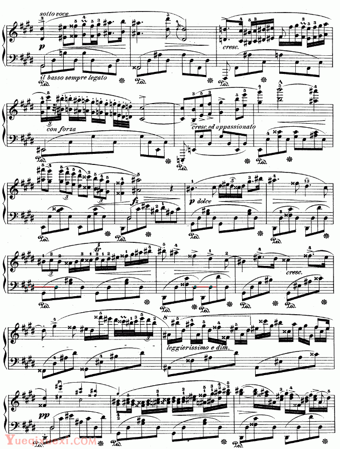 肖邦-chopin 钢琴第一协奏曲 op.11-2（钢琴名人名曲)