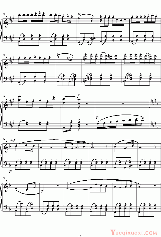 比才 Bizet 卡门序曲 完整版 钢琴谱