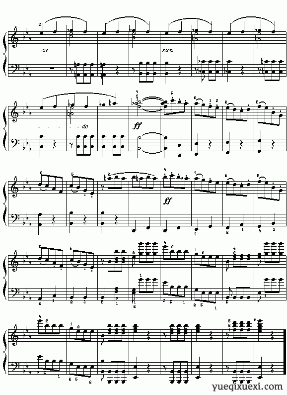 (德)贝多芬：《命运交响乐》第一乐章 