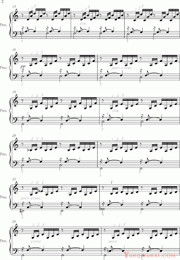 巴哈-Bach, Johann Sebastian  前奏曲与赋格 1 钢琴谱